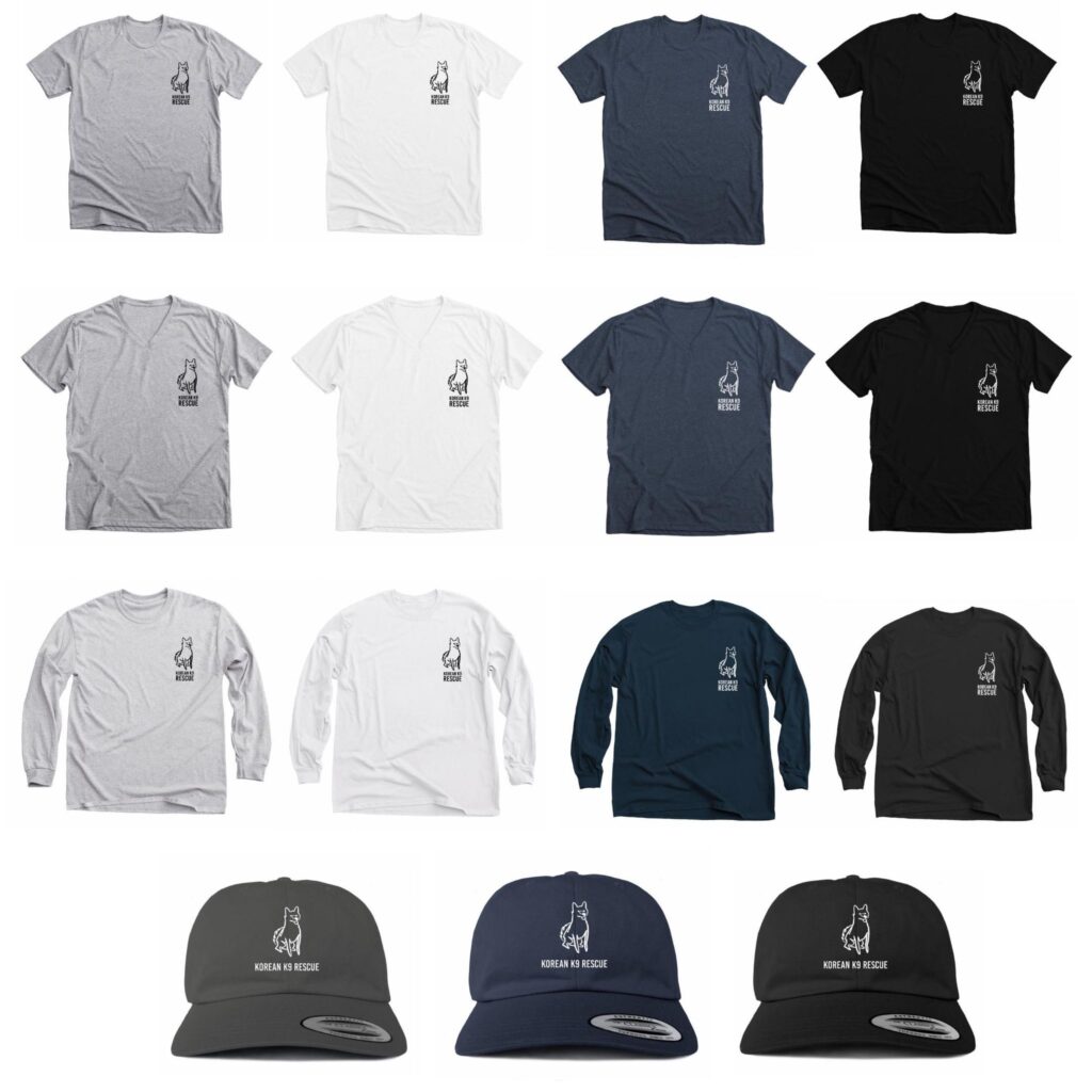 New Korean K9 Rescue Merch!